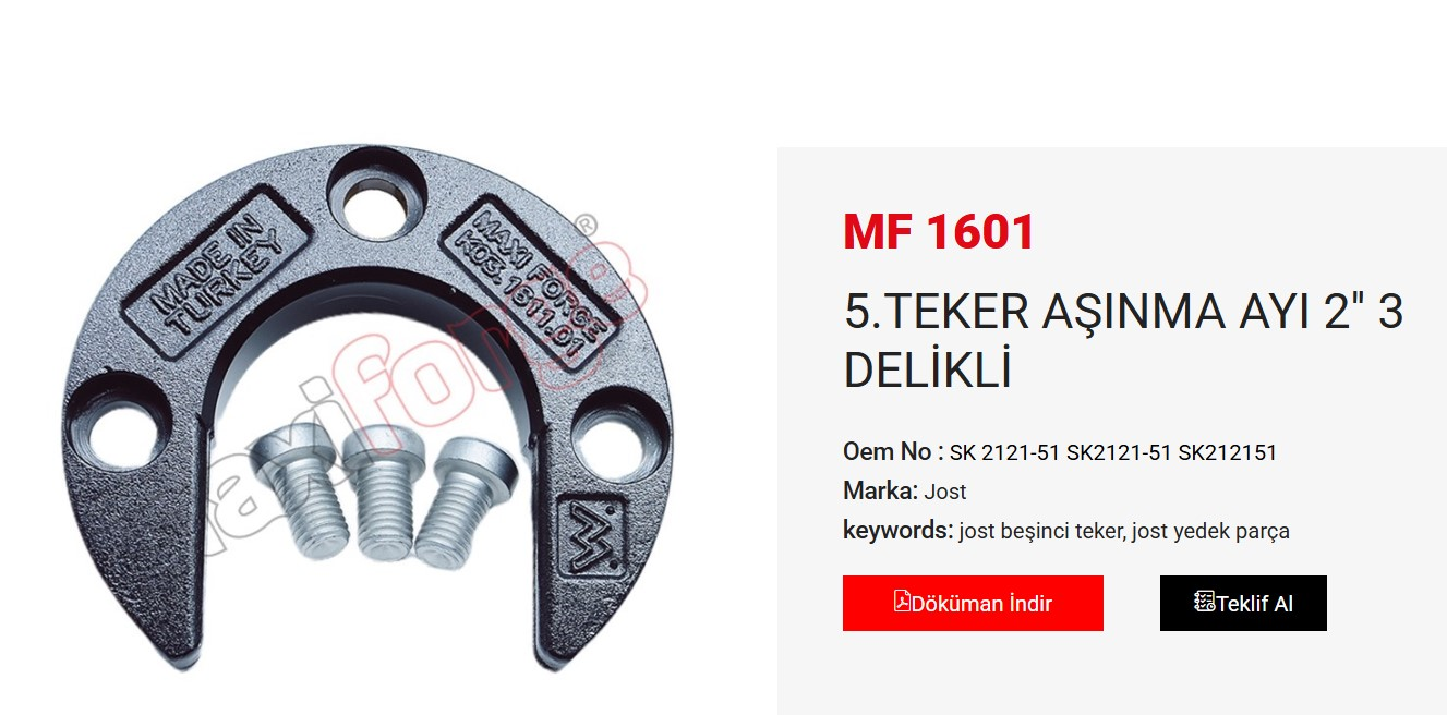 PLEYT TABLA AYI 2 '' 3  CIVATA SK 2121-51 1260 gr -SK 2121-51